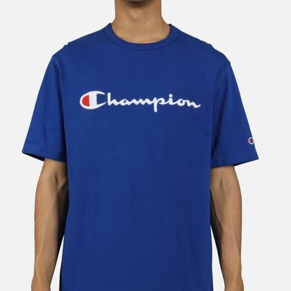 Champion Thick Cotton  Oversized LOGO TEE - Picture 1 of 7